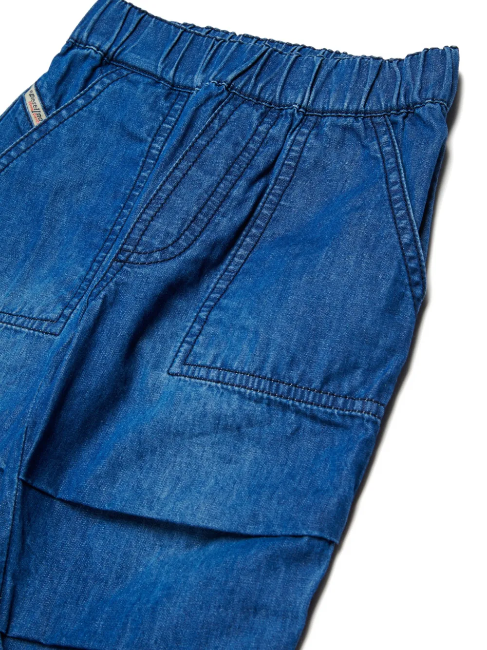 Diesel Kids Elastische chino Blauw
