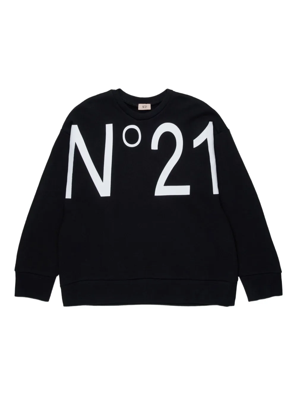 Nº21 Kids Maglione con logo - Nero