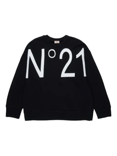 Nº21 Kids logo-detail sweater
