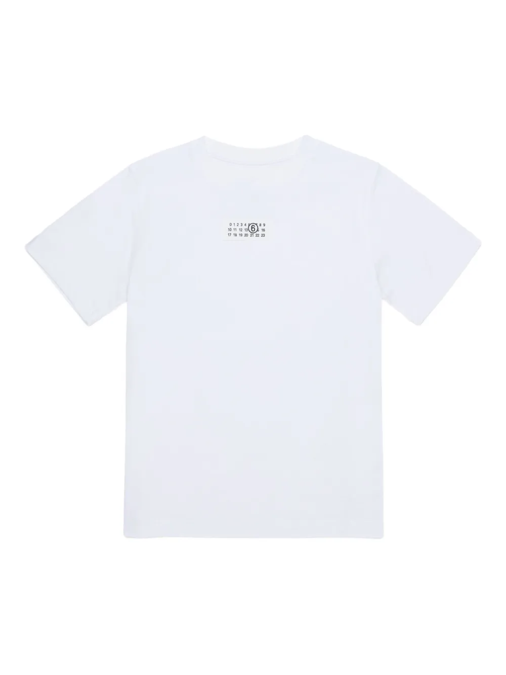 MM6 Maison Margiela Kids T-shirt con logo - Bianco