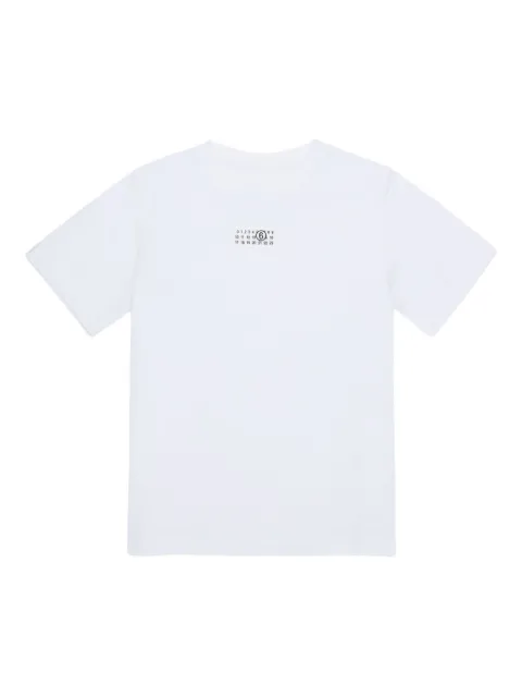 MM6 Maison Margiela Kids logo-stitching T-shirt
