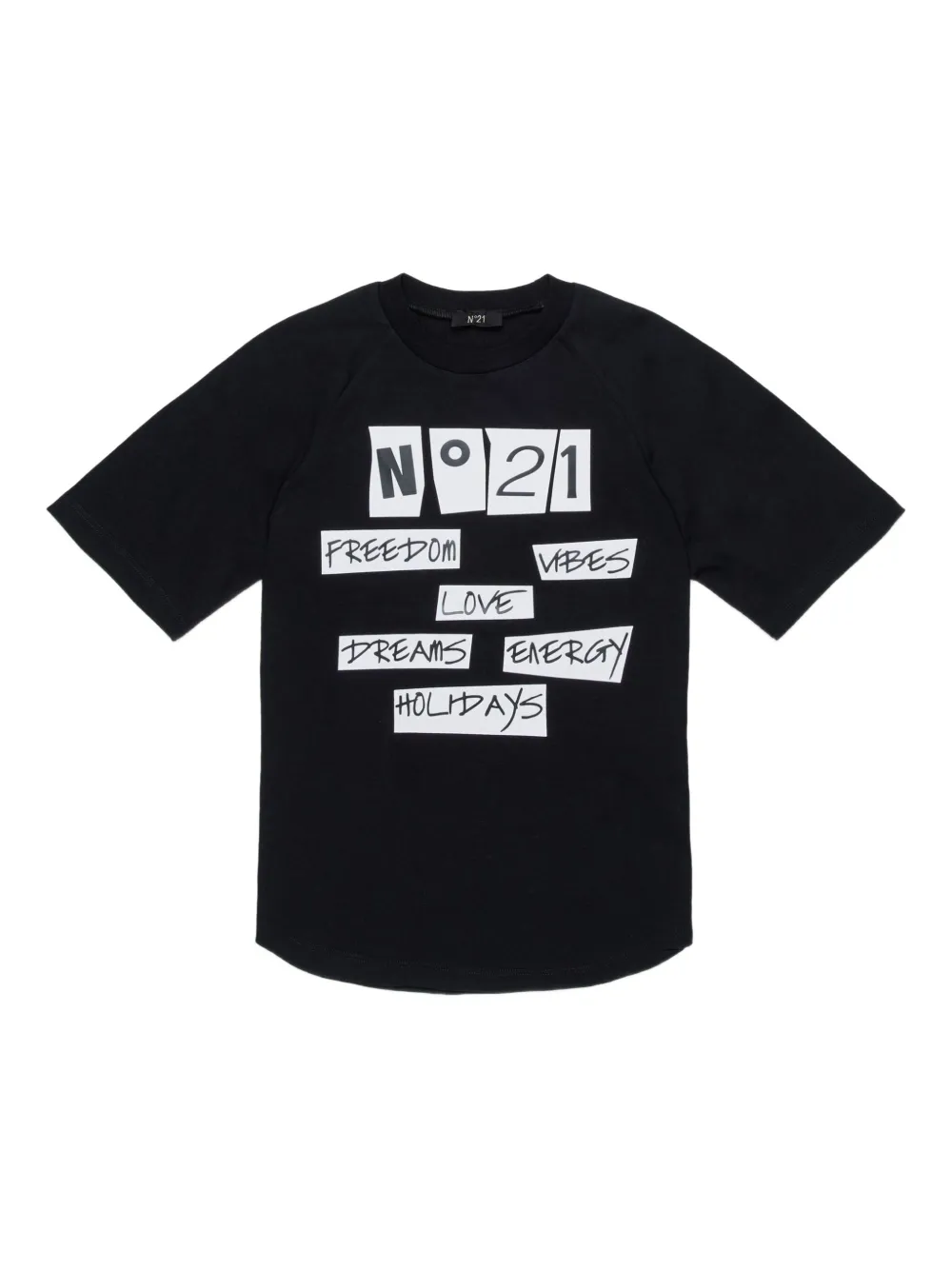 Nº21 Kids graphic t-shirt - Nero