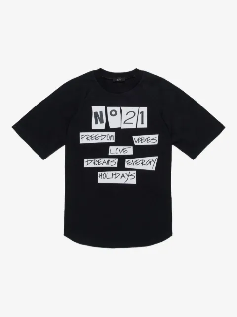 Nº21 Kids graphic t-shirt