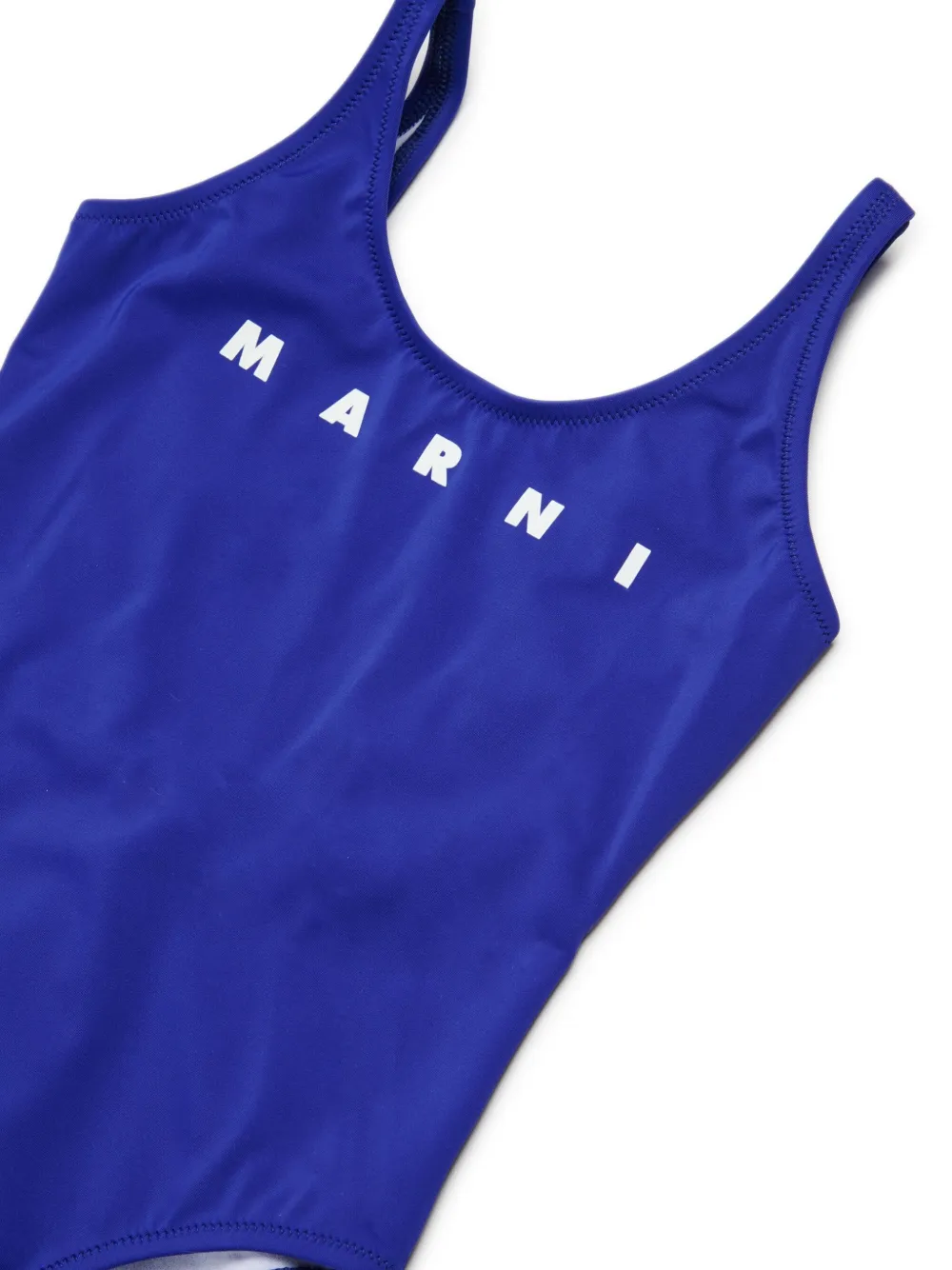 Marni Kids Badpak met logo Blauw