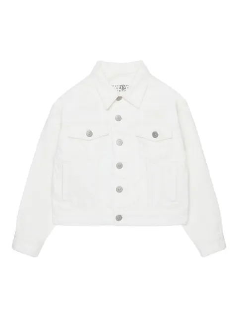 MM6 Maison Margiela Kids buttoned denim jacket
