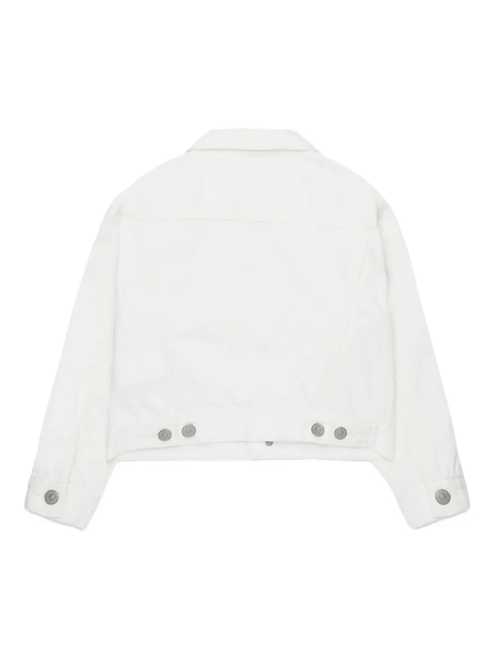 MM6 Maison Margiela Kids Spijkerjack met knopen Wit