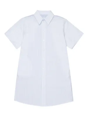 MM6 Maison Margiela Kids ストライプ シャツワンピース | ホワイト