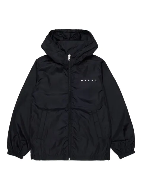 Marni Kids hooded zipped jacket