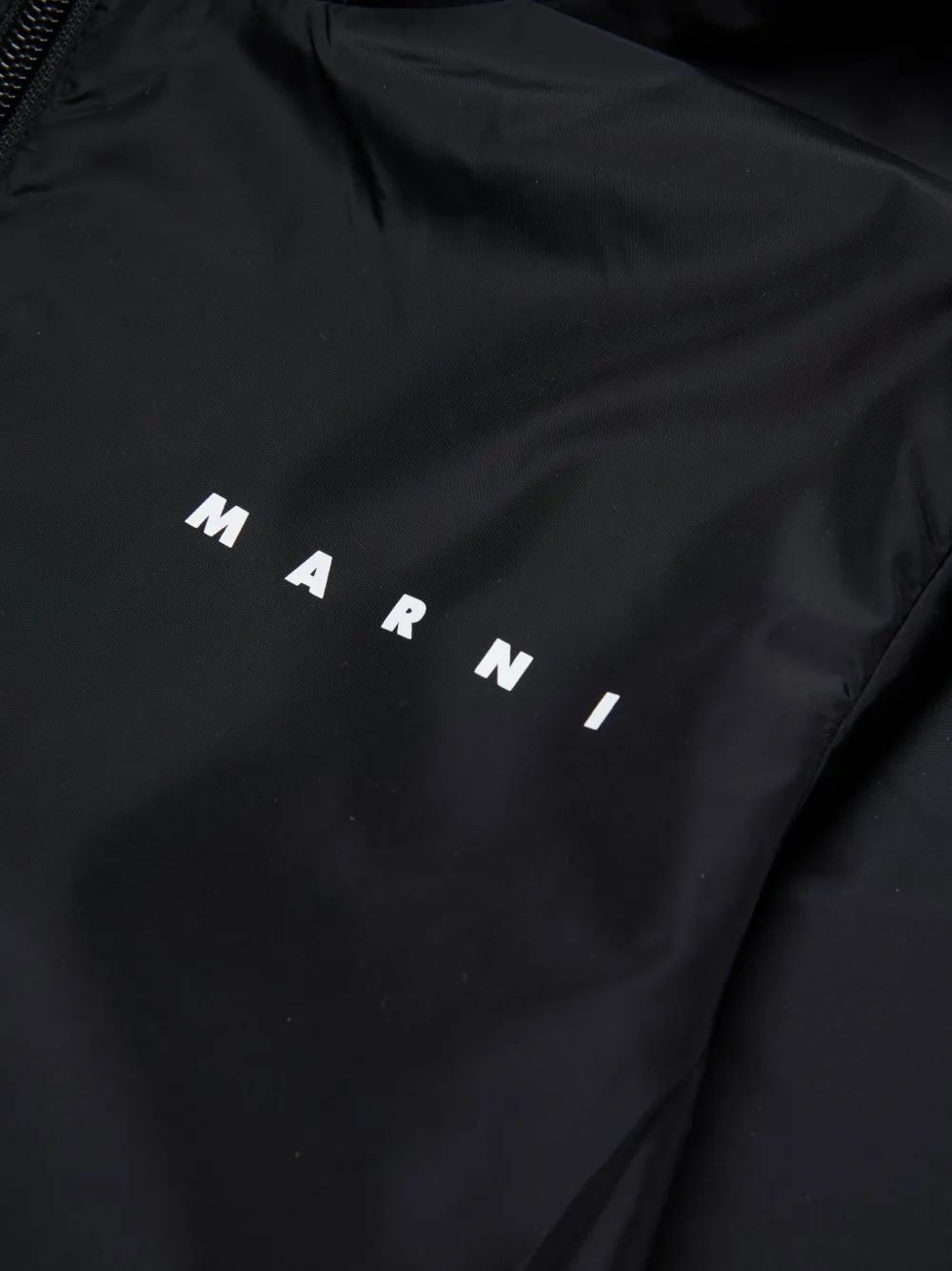 Marni Kids Jack met capuchon en rits Zwart