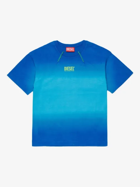 Diesel Kids playera de algodón con detalle del logo