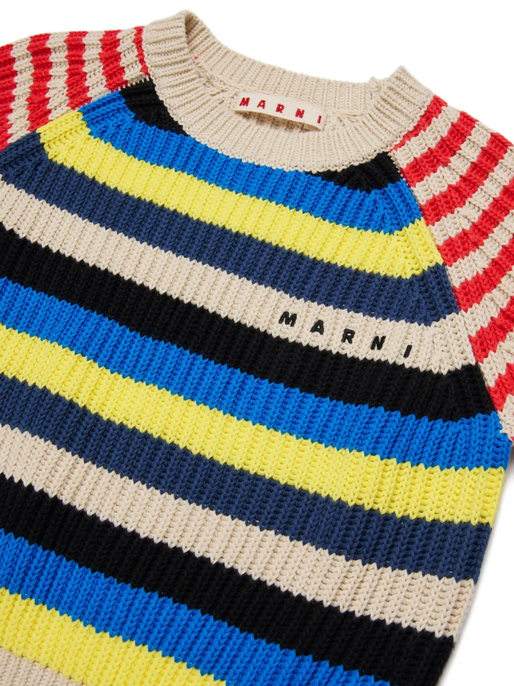  Marni Kids Pull à Rayures - Tons Neutres 