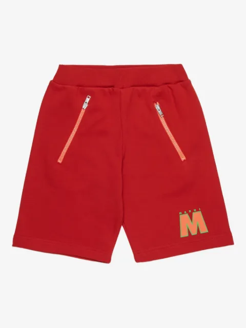Marni Kids zip detail shorts