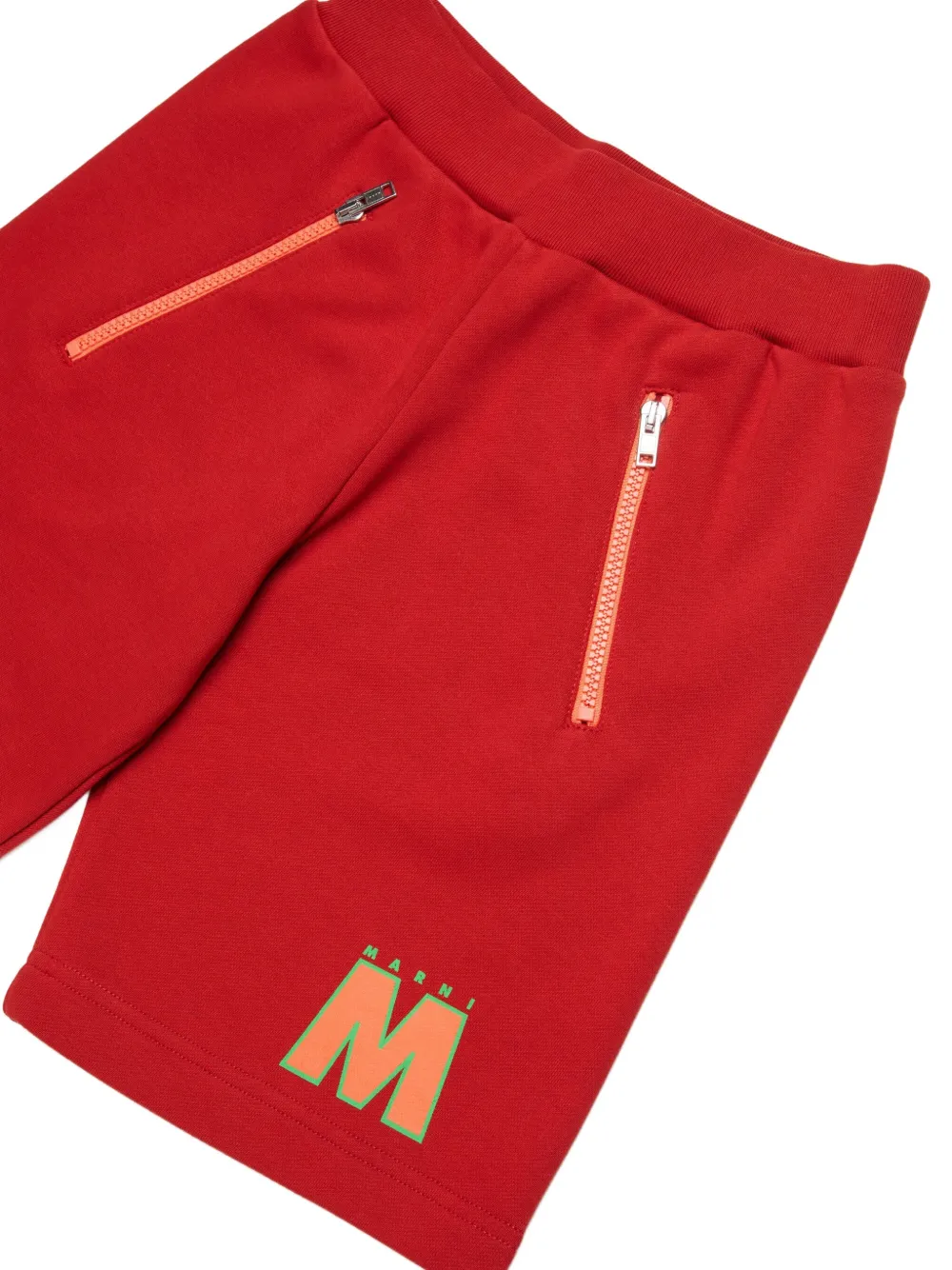 Marni Kids Shorts met ritsdetail Rood