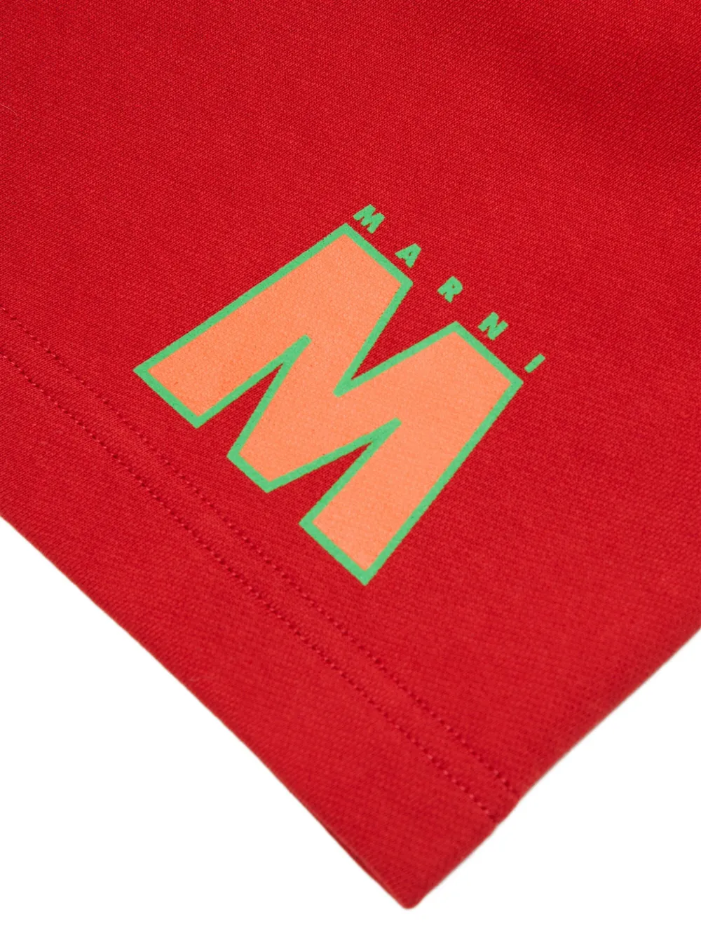 Marni Kids Shorts met ritsdetail Rood