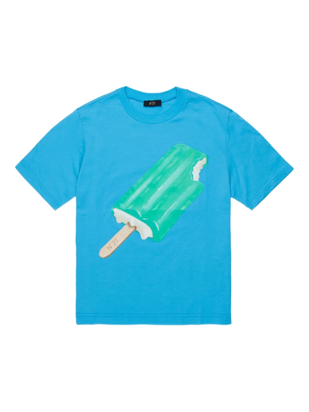 Nº21 Kids T-shirt con stampa - Blu