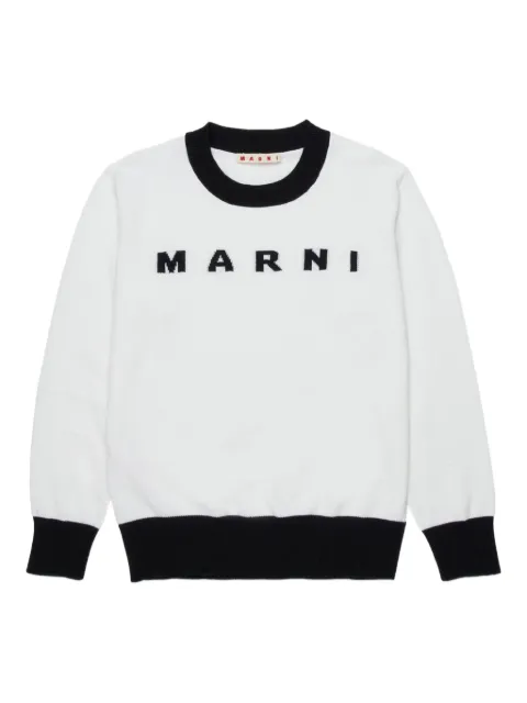 Marni Kids logo sweater