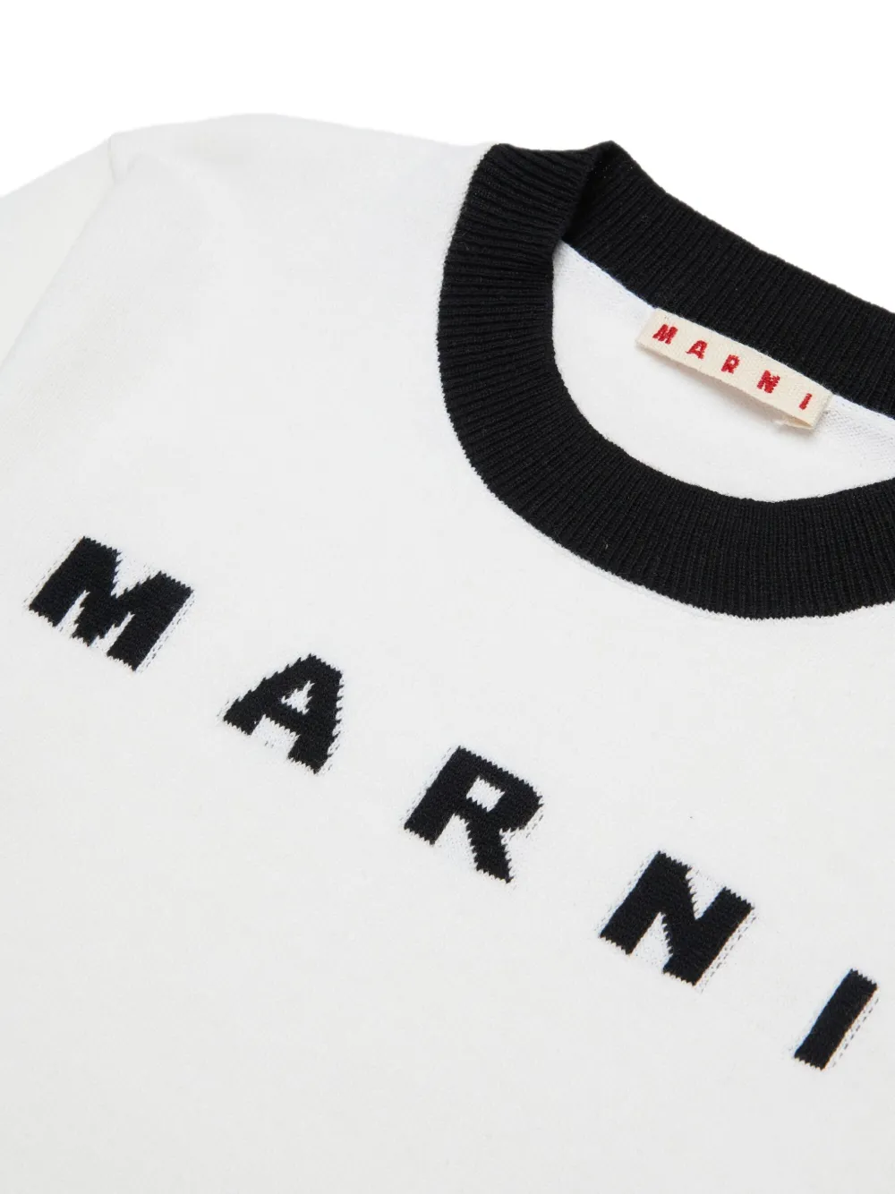  Marni Kids Logo Sweater - White 