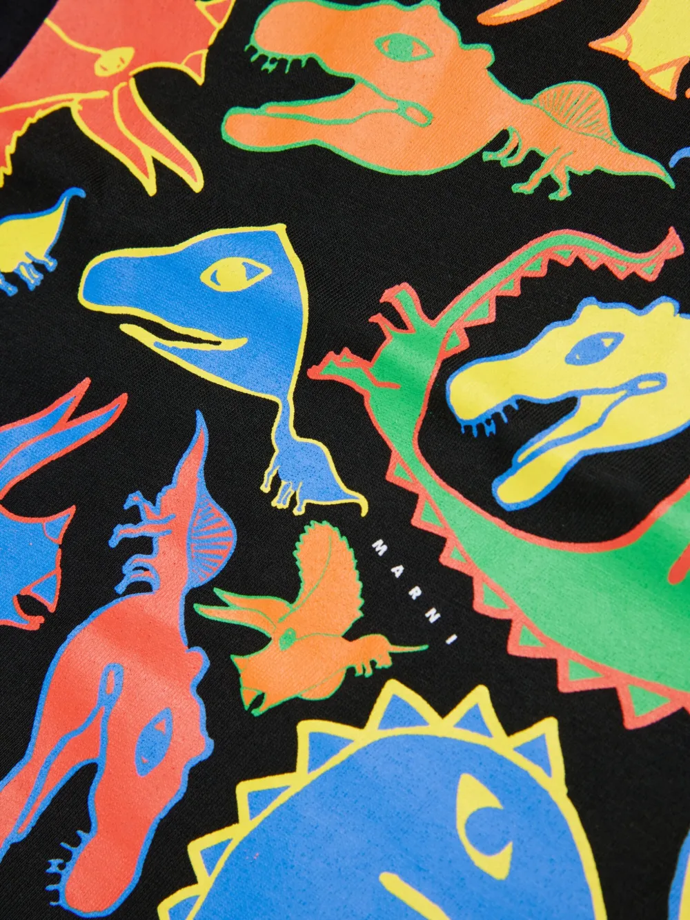 Marni Kids T-shirt met print Zwart