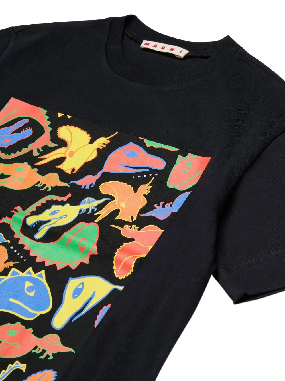 Marni Kids T-shirt met print Zwart