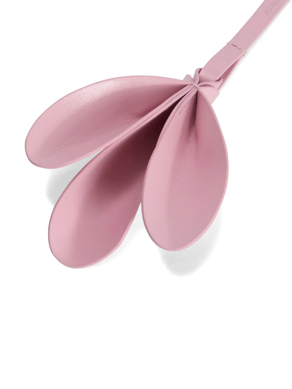 Jil Sander Tulip Looped-strap Charm In Pink