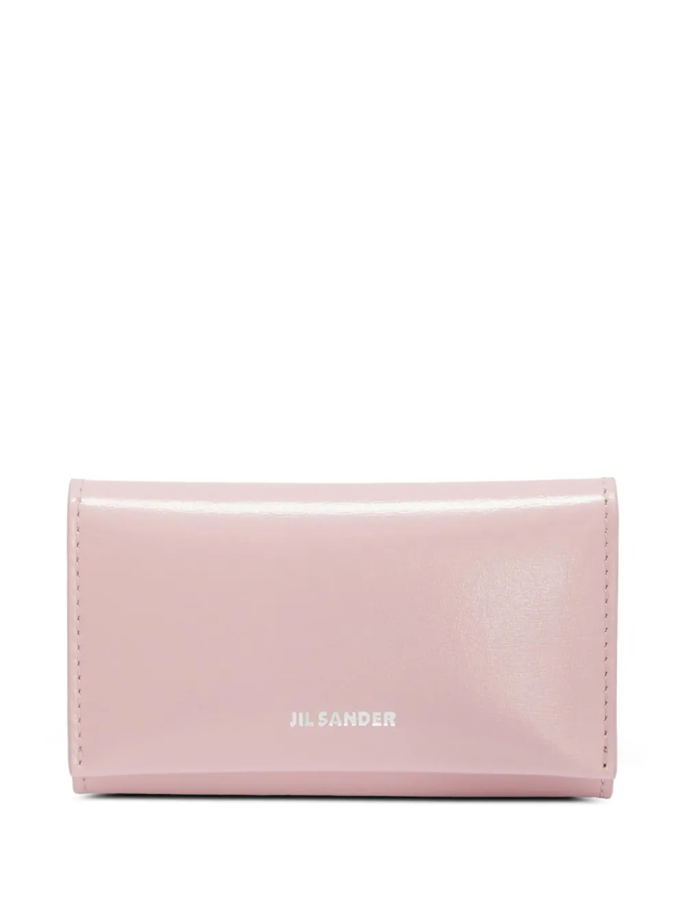Jil Sander embossed key rings key pouch | Pink | Image 1
