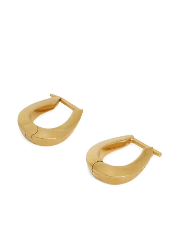 Jil Sander Horseshoe フープピアス | ゴールドトーン | FARFETCH JP