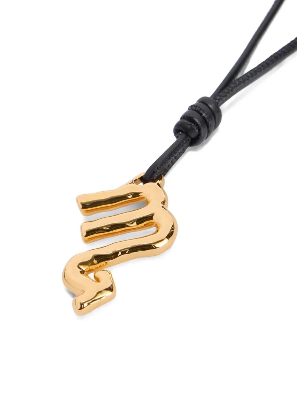 Jil Sander Zodiac charm necklace - Goud