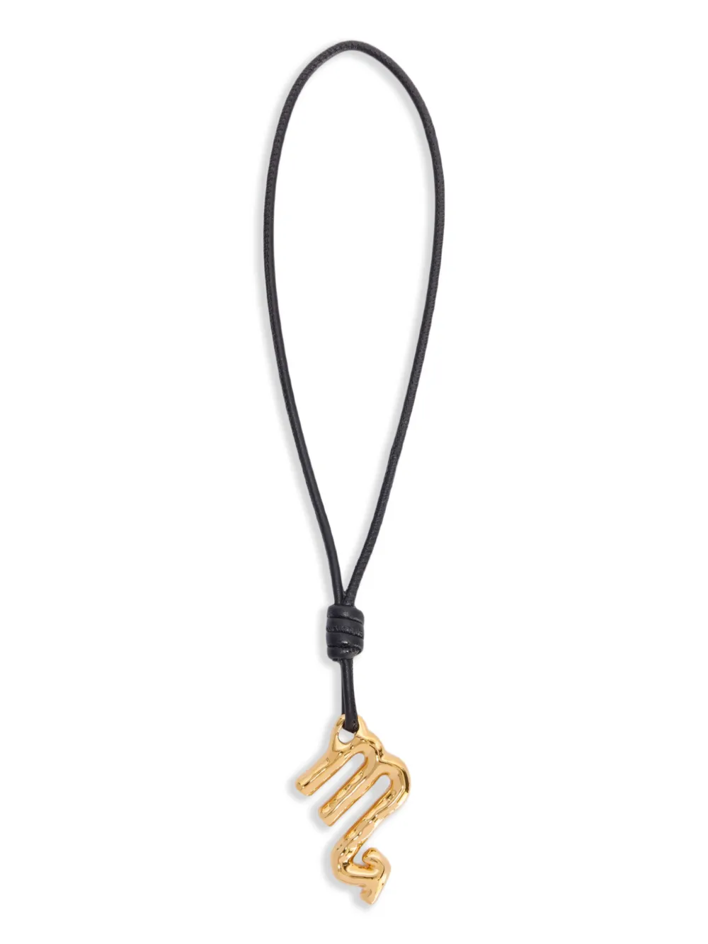 Jil Sander Zodiac charm necklace - Gold