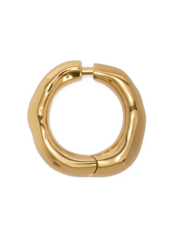 JIL SANDER ゴールドブローチ Jil Sander カンノーロ フープブローチ | ゴールドトーン | FARFETCH JP