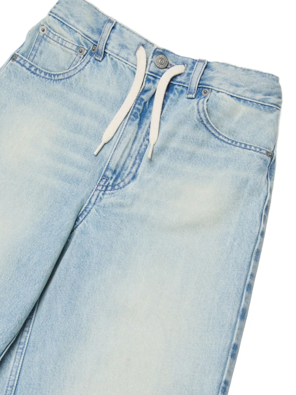 MM6 Maison Margiela Kids Jeans met 5 zakken Blauw