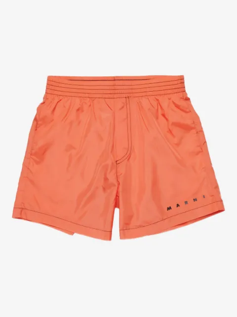 Marni Kids seam-pocket swim shorts