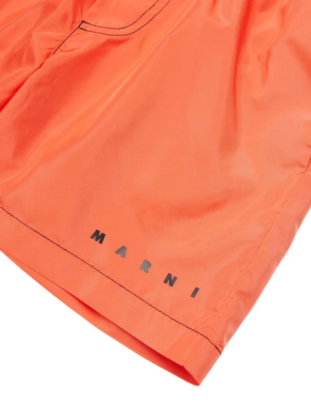 Marni Kids Zwembroek met naadzak Oranje