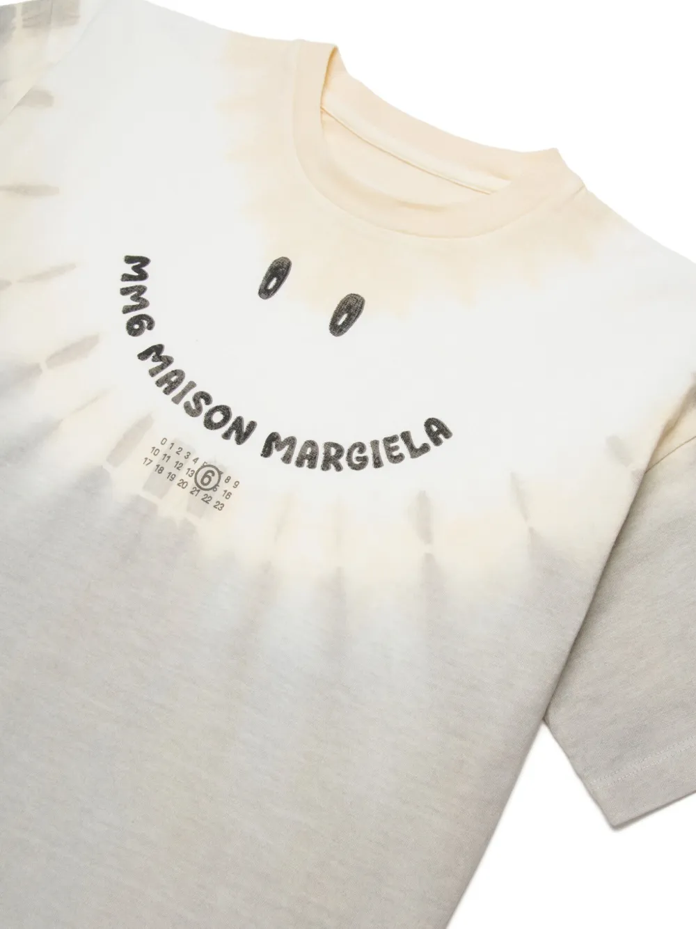 MM6 Maison Margiela Kids T-shirt met ronde hals Grijs