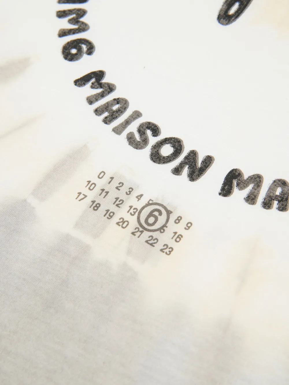 MM6 Maison Margiela Kids T-shirt met ronde hals Grijs