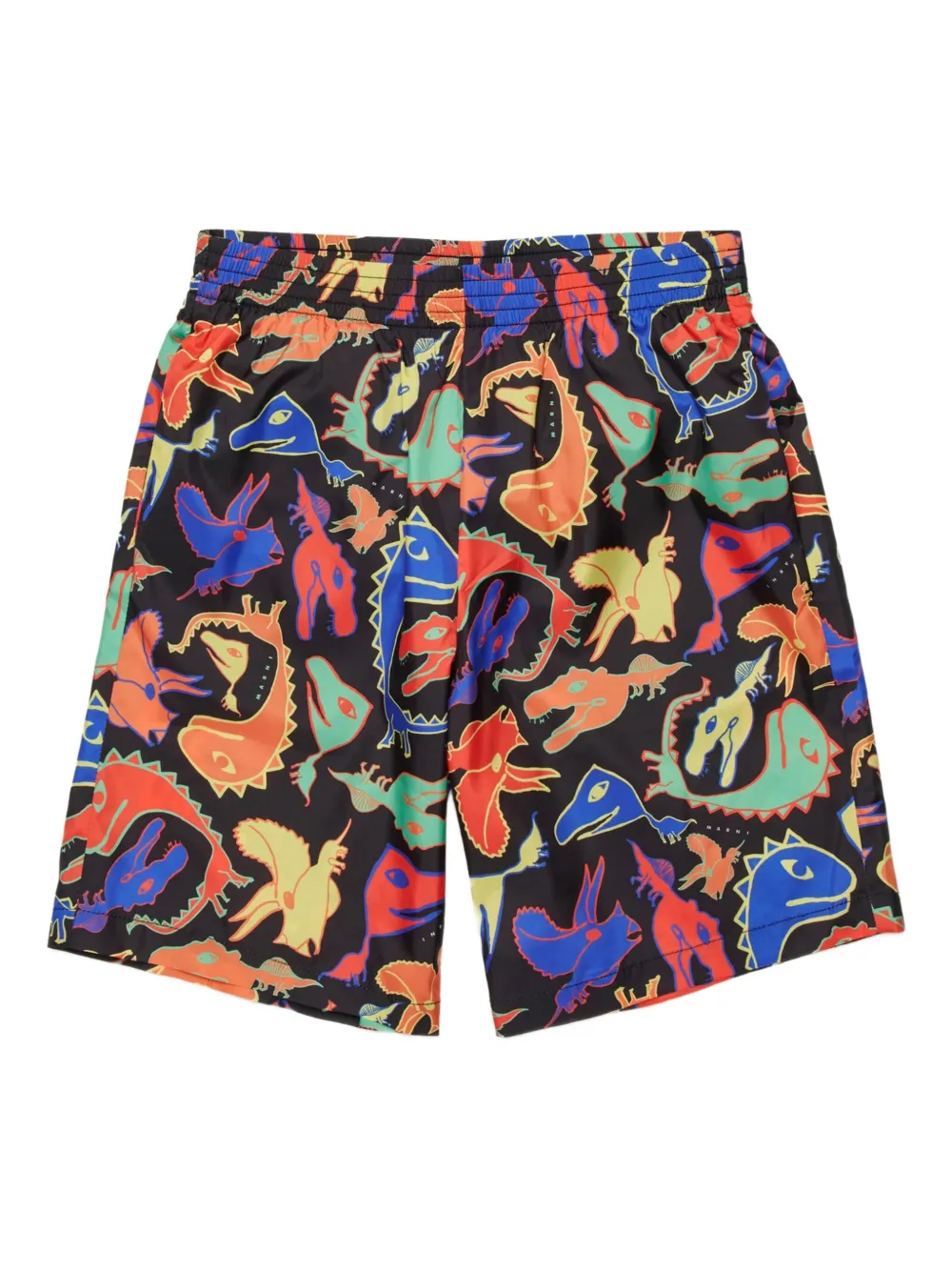 Marni Kids Costume da bagno con stampa - Nero