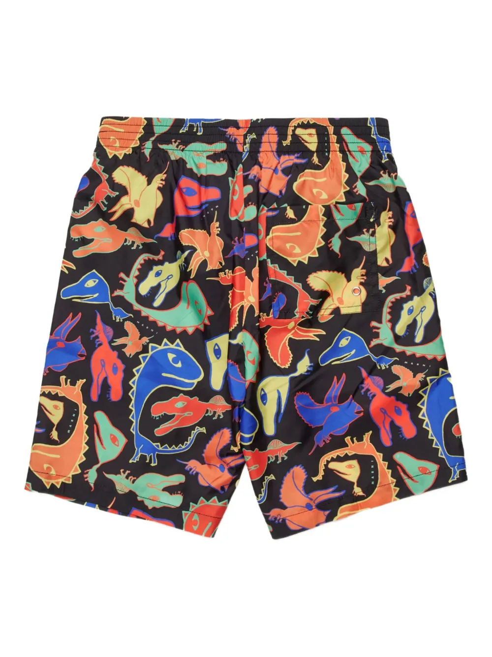 Dinosaur-Print Swim Shorts