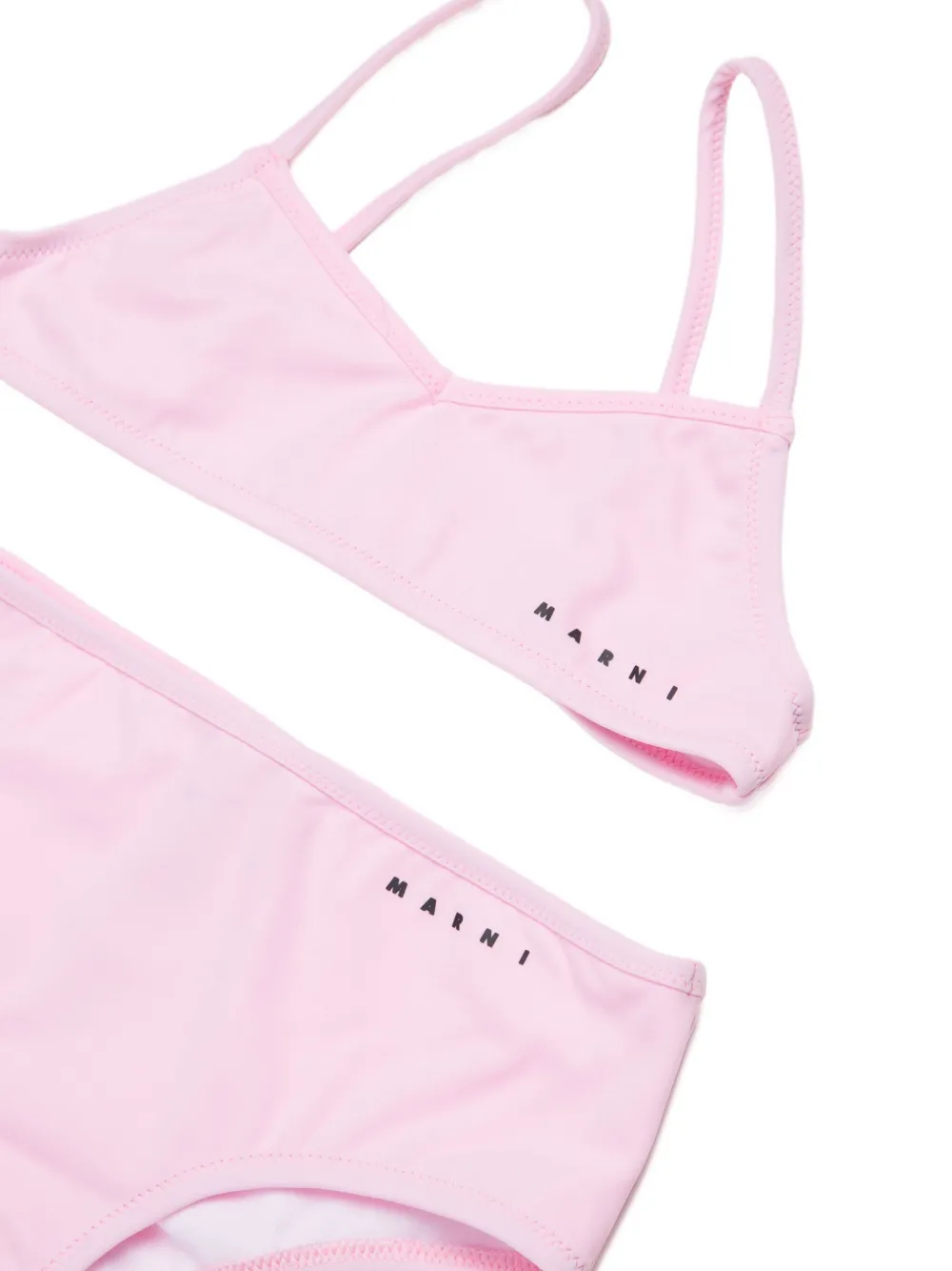  Marni Kids Logo Bikini - Pink 