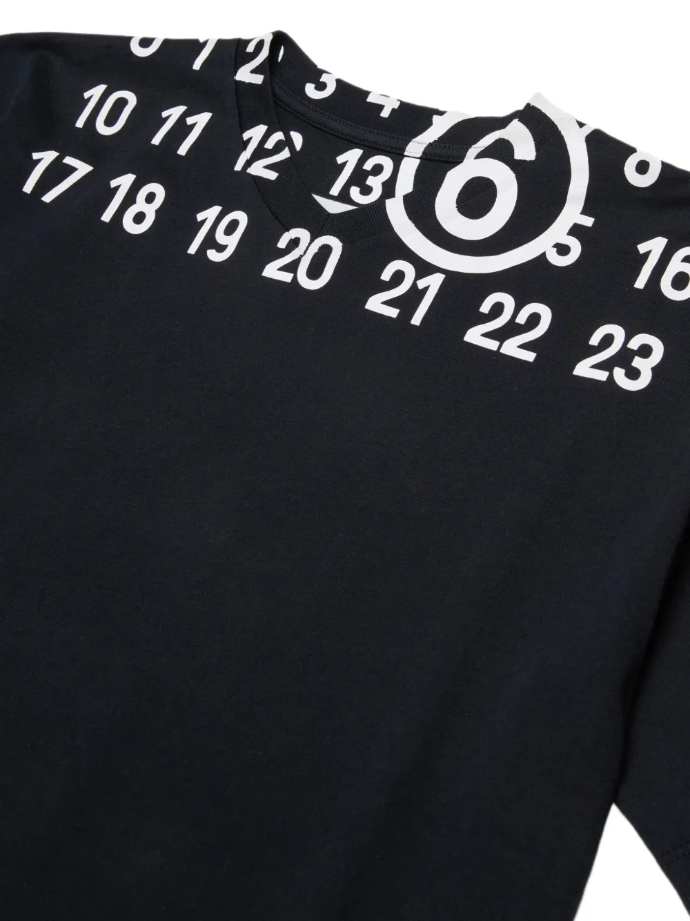 MM6 Maison Margiela Kids グラフィック Tシャツ | ブラック | FARFETCH JP