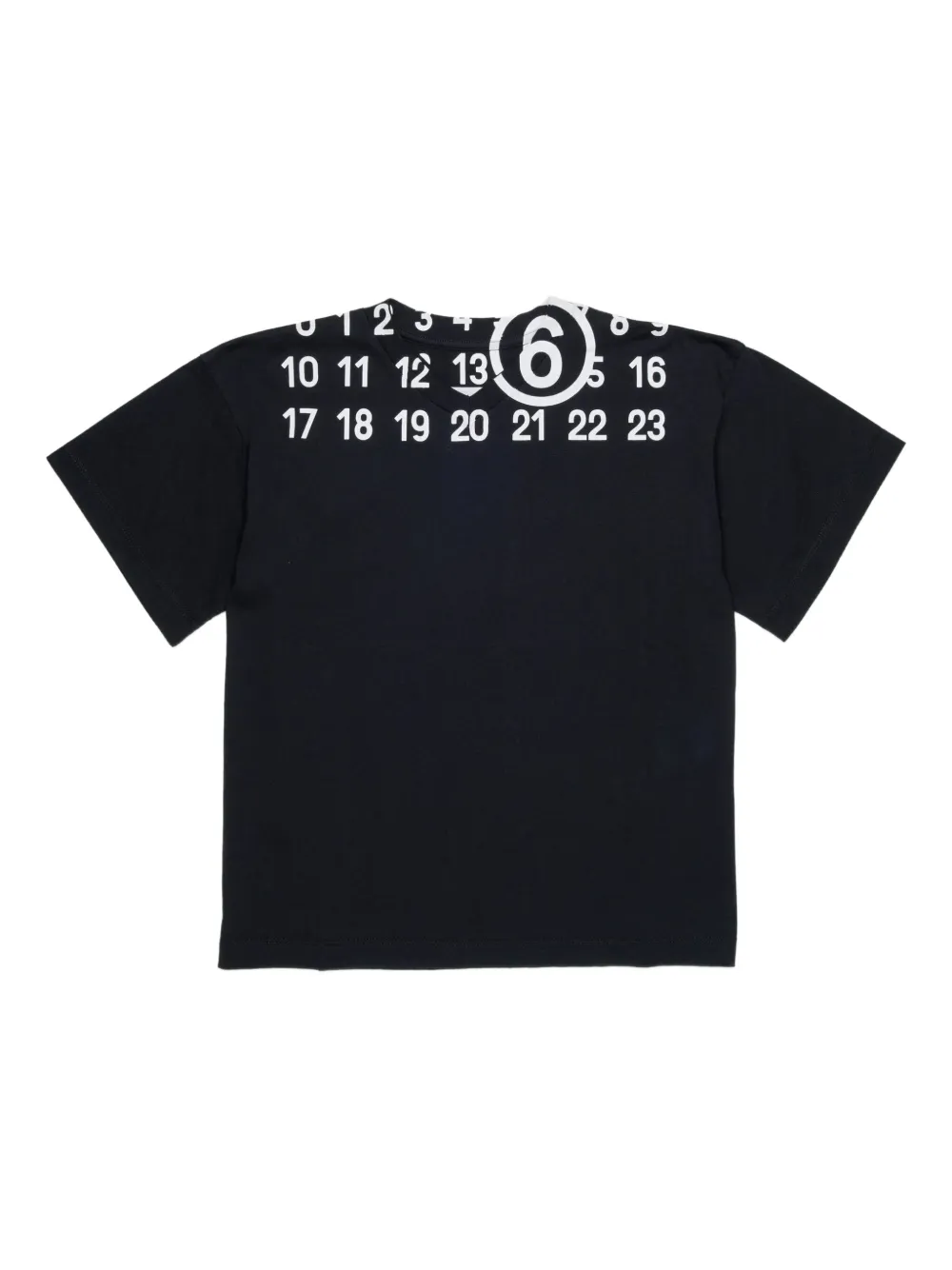 MM6 Maison Margiela Kids T-shirt con grafica numerica - Nero