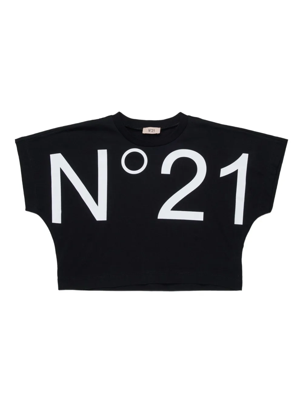 Nº21 Kids logo T-shirt - Nero
