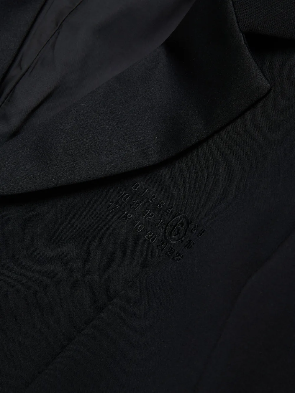 MM6 Maison Margiela Kids Blazer met borduurwerk Zwart
