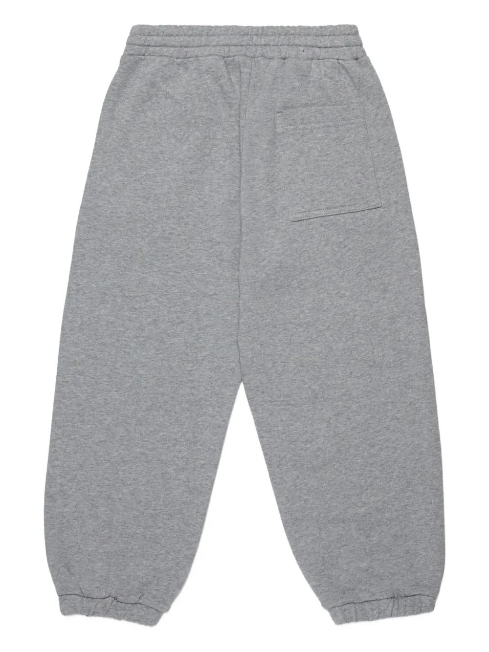  Nº21 Kids Drawstring Logo-detail Casual Trousers - Grey 