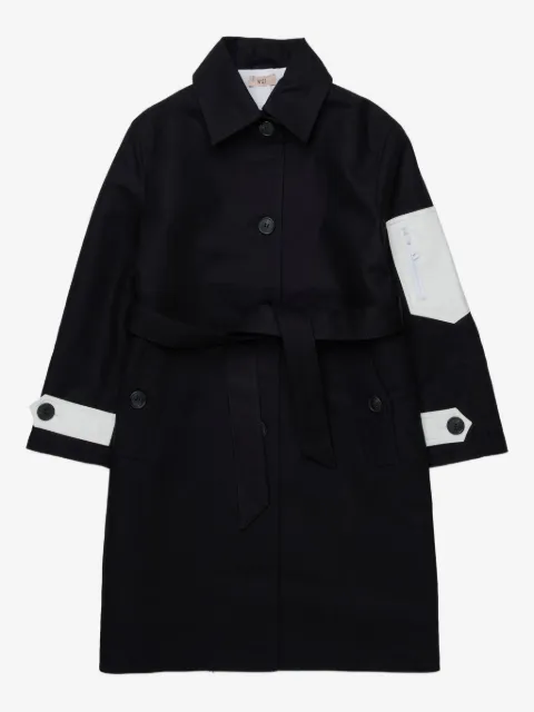 Nº21 Kids trench à logo au dos