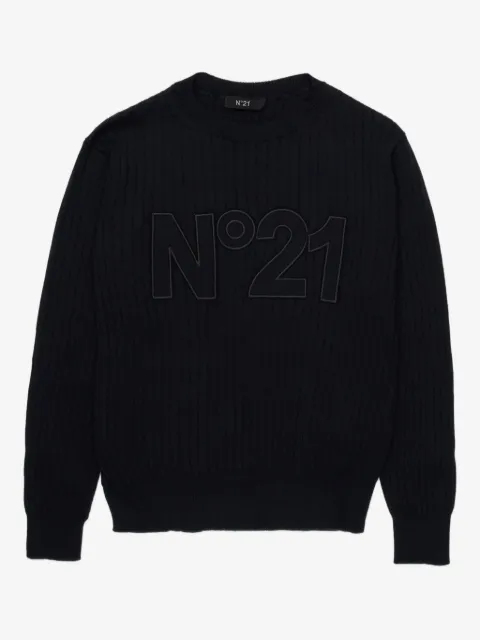 Nº21 Kids logo sweater