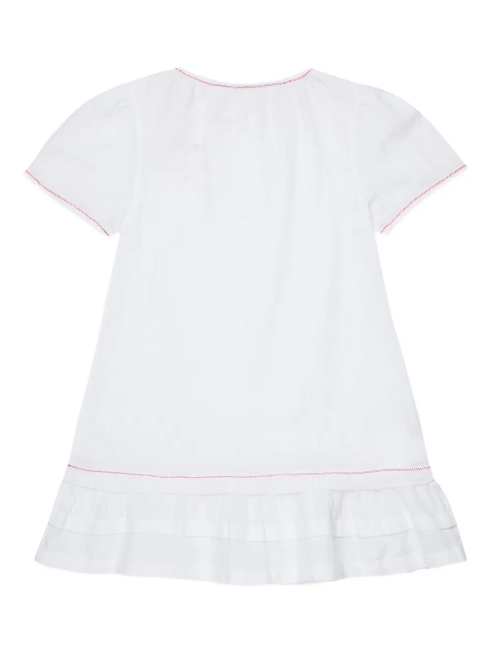 Marni Kids Jurk met ruches en hart Wit