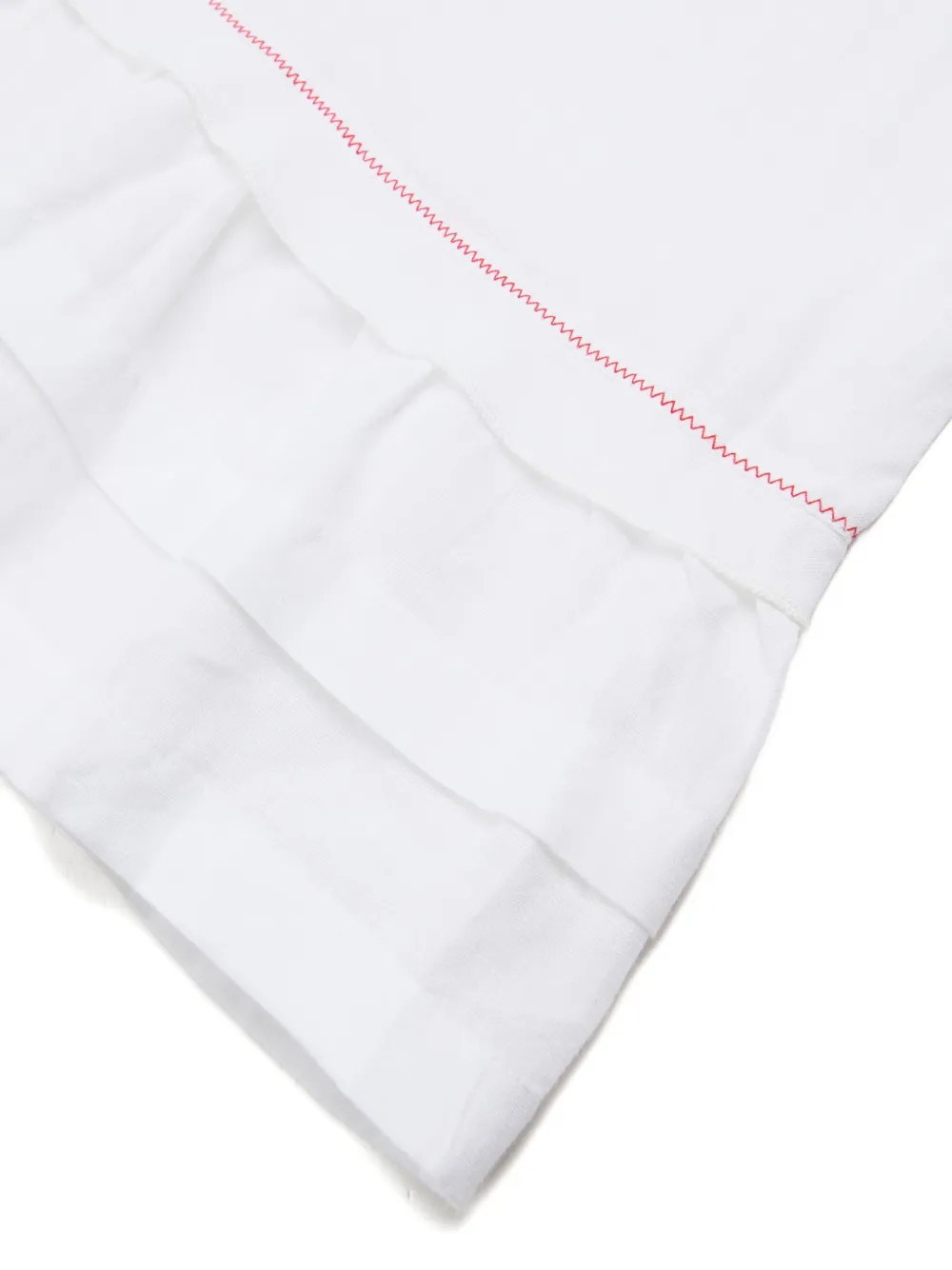 Marni Kids Jurk met ruches en hart Wit