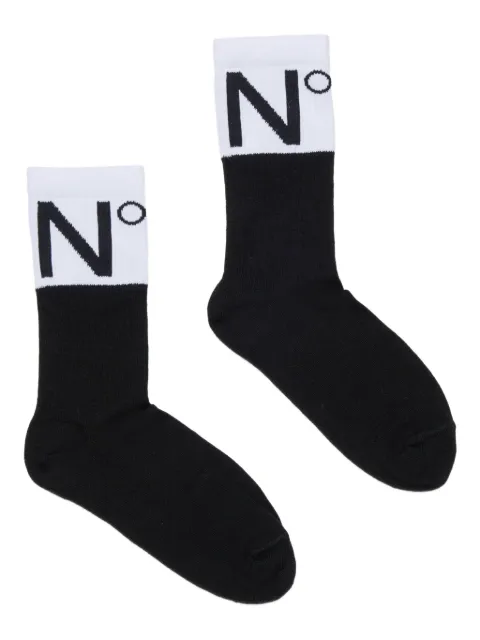 Nº21 Kids logo-detail socks