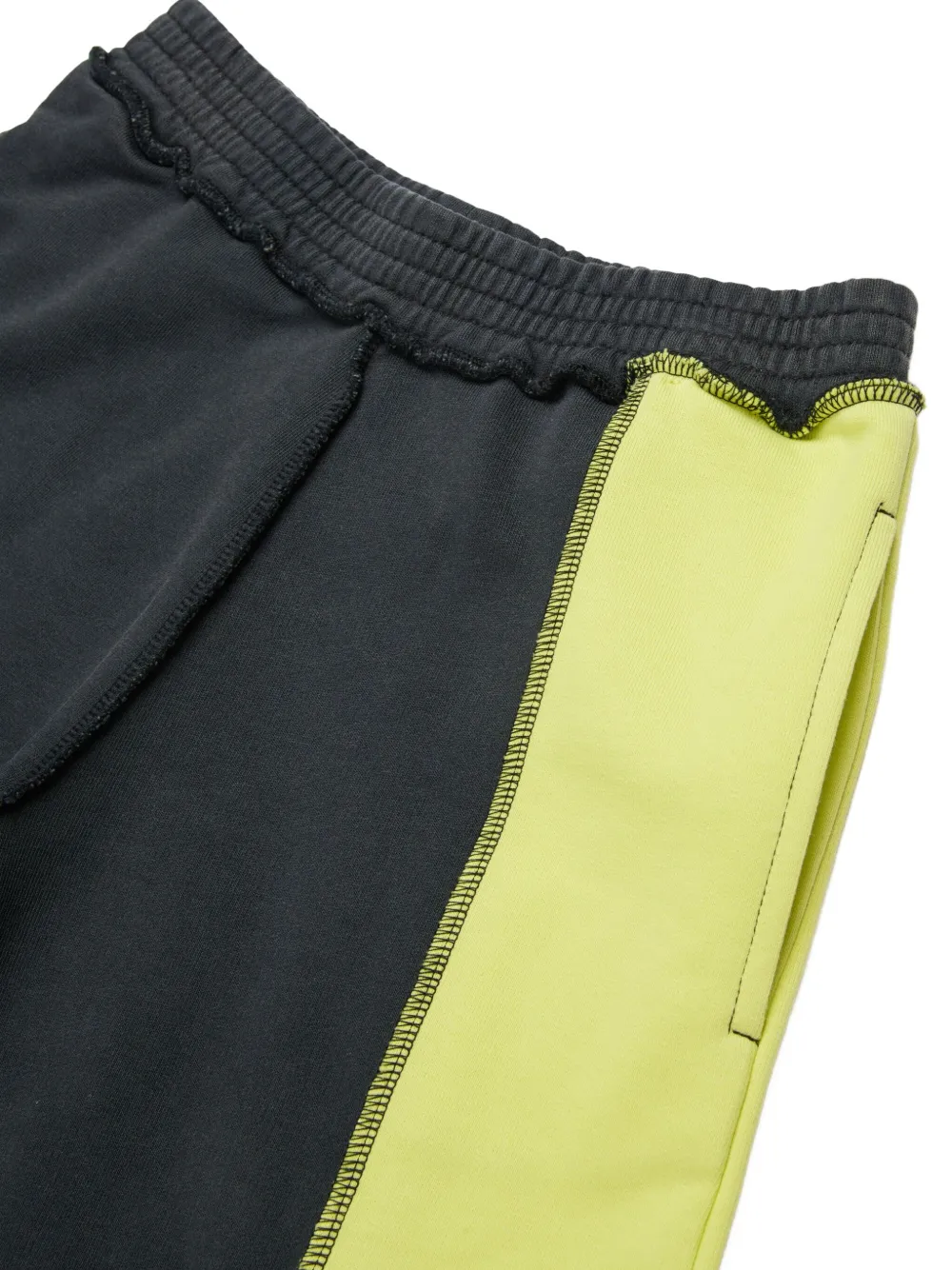 MM6 Maison Margiela Kids Shorts met vlakken Grijs