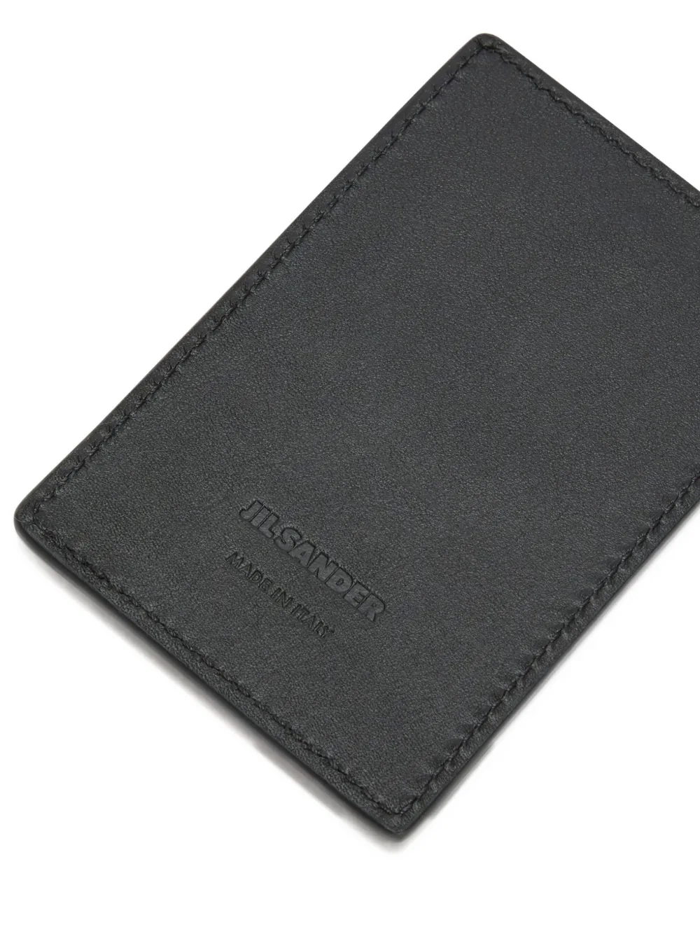  Jil Sander Logo-print Card Holder - Black 