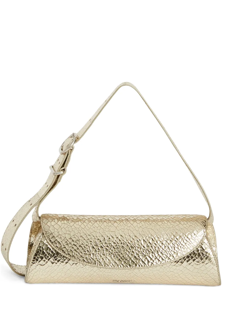 Jil Sander small Cannolo leather shoulder bag | Gold | Image 1